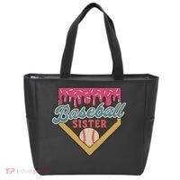 Baseball Sister Ice Cream Drip Tote Bag thumb 0