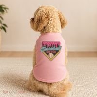 Baseball Sister Ice Cream Drip Doggie Tank thumb 2