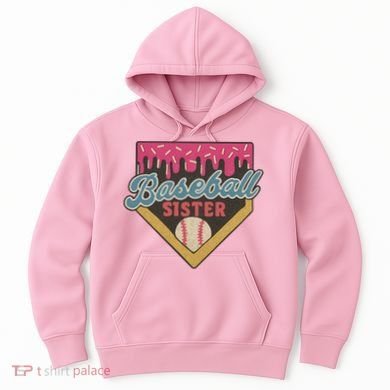 Baseball Sister Ice Cream Drip Hoodie