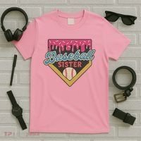 Baseball Sister Ice Cream Drip T-Shirt thumb 5