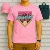 Baseball Sister Ice Cream Drip T-Shirt thumb 6