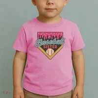 Baseball Sister Ice Cream Drip Toddler T-Shirt thumb 2