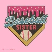 Baseball Sister Ice Cream Drip Women's T-Shirt thumb 6