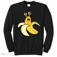 Banana Slug In Banana Funny Banana Slug Sweatshirt thumb 0