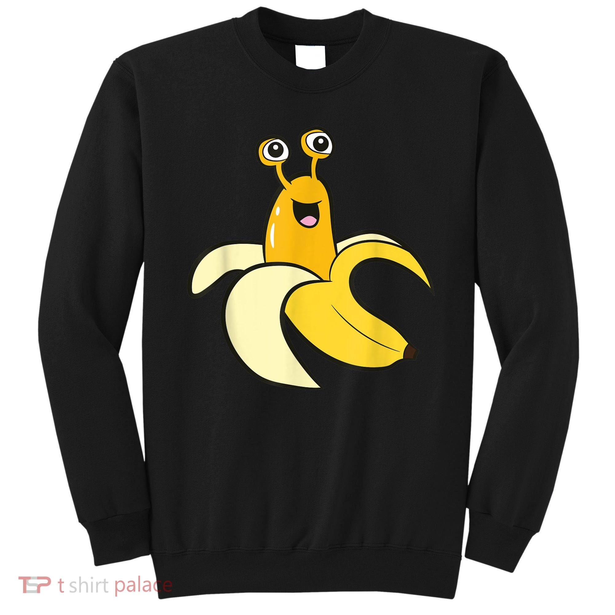 Banana Slug In Banana Funny Banana Slug Sweatshirt