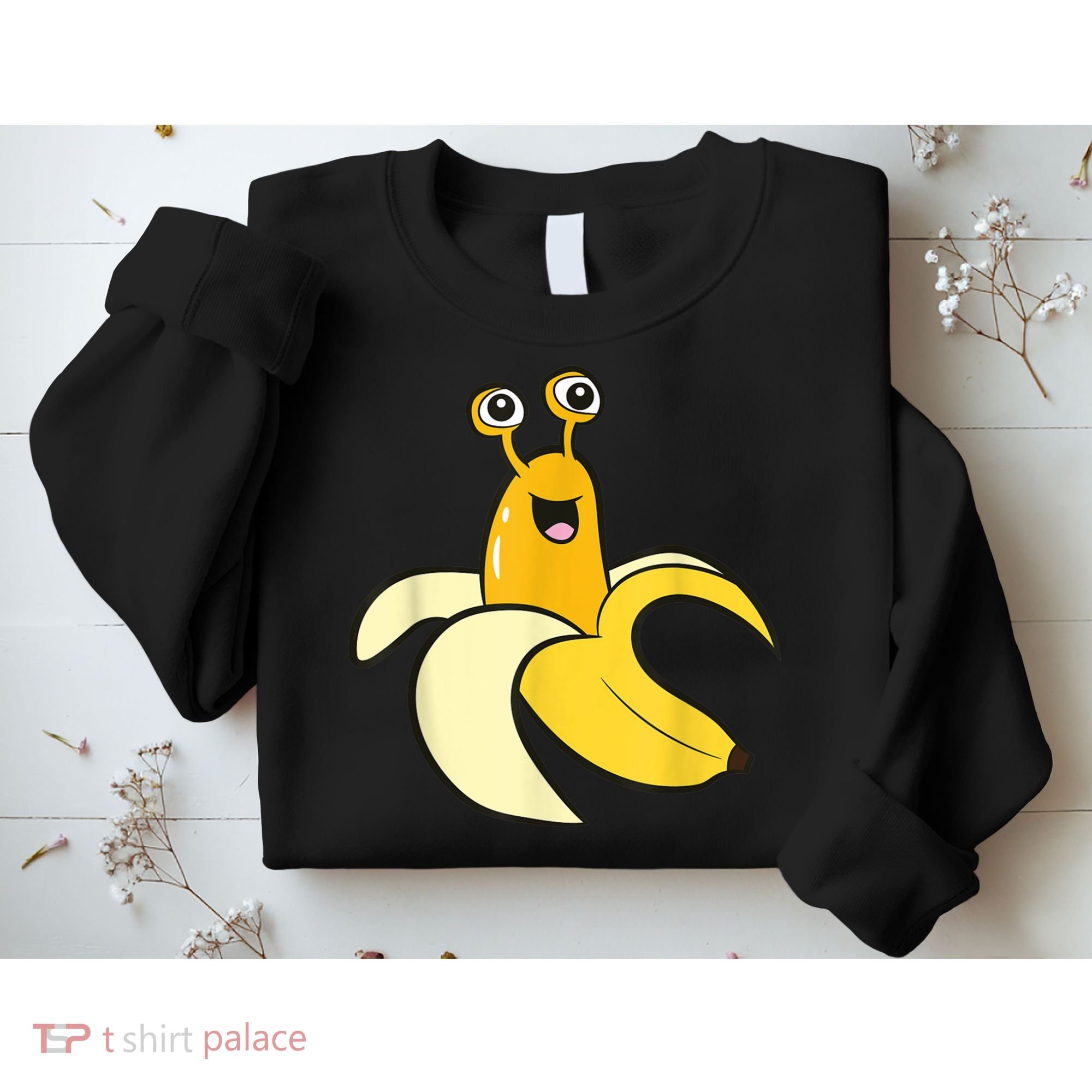 Banana Slug In Banana Funny Banana Slug Sweatshirt