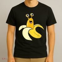 Banana Slug In Banana Funny Banana Slug T-Shirt thumb 3