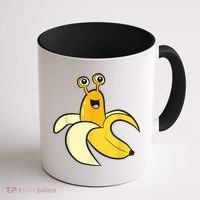 Banana Slug In Banana Funny Banana Slug Coffee Mug thumb 1