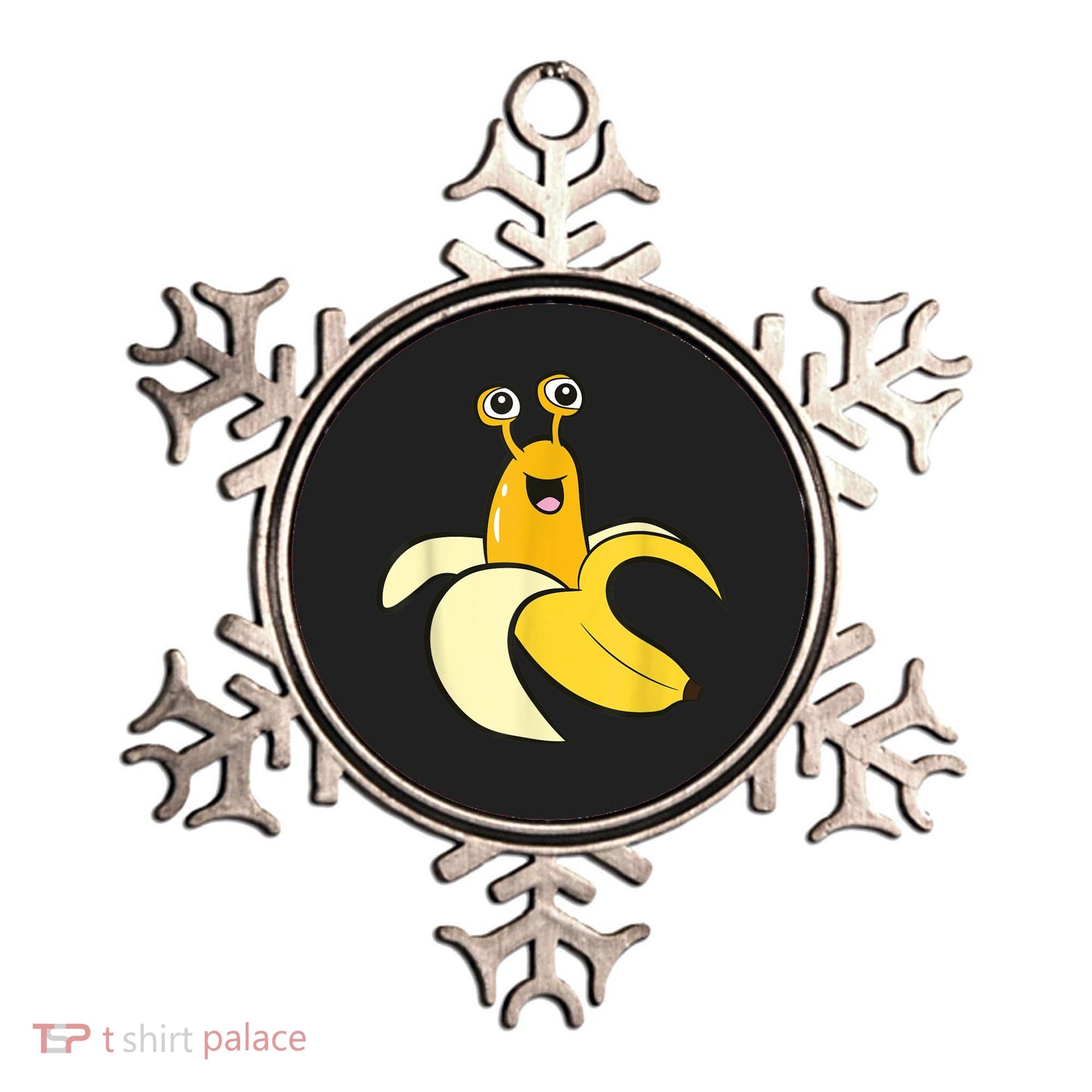 Banana Slug In Banana Funny Banana Slug Ornament