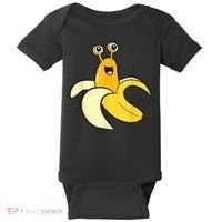 Banana Slug In Banana Funny Banana Slug Baby Bodysuit thumb 0