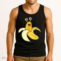 Banana Slug In Banana Funny Banana Slug Tank Top thumb 3
