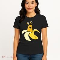 Banana Slug In Banana Funny Banana Slug Women's T-Shirt thumb 4