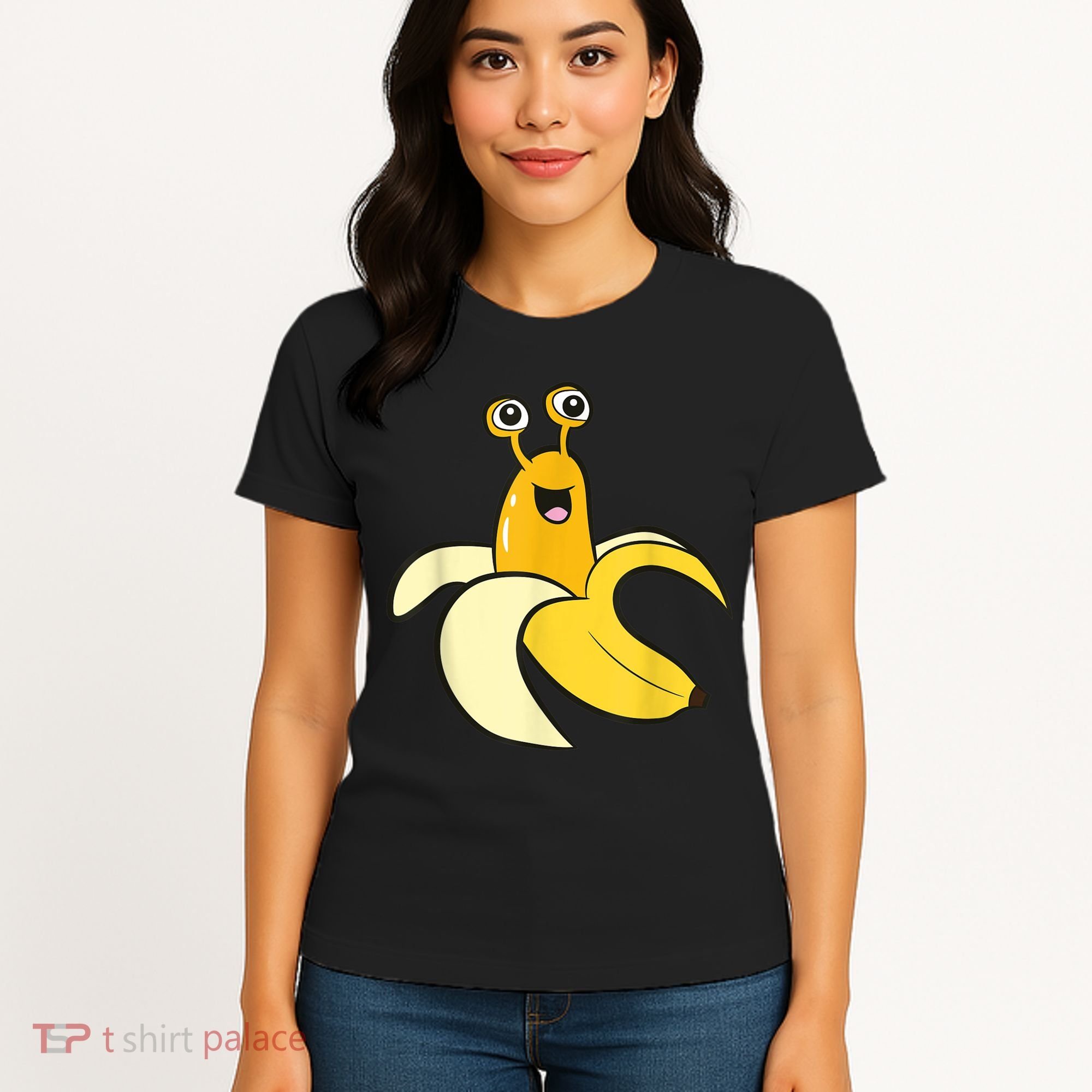 Banana Slug In Banana Funny Banana Slug Women's T-Shirt