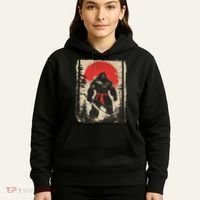 Bigfoot Samurai Japanese Sword Sasquatch Hoodie thumb 5