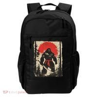 Bigfoot Samurai Japanese Sword Sasquatch Backpack thumb 0