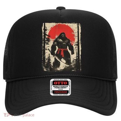 Bigfoot Samurai Japanese Sword Sasquatch Hat
