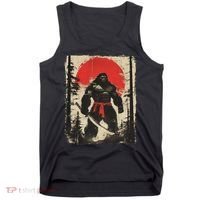 Bigfoot Samurai Japanese Sword Sasquatch Tank Top thumb 0