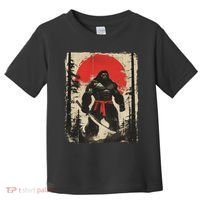 Bigfoot Samurai Japanese Sword Sasquatch Toddler T-Shirt thumb 0