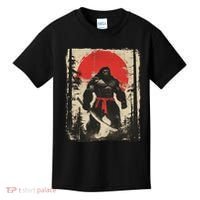 Bigfoot Samurai Japanese Sword Sasquatch Kids T-Shirt thumb 0