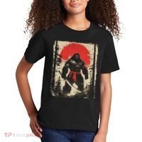 Bigfoot Samurai Japanese Sword Sasquatch Kids T-Shirt thumb 2