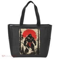 Bigfoot Samurai Japanese Sword Sasquatch Tote Bag thumb 0