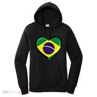 Brazil Soccer Jersey Brazilian Flag Funny Boy Gift Women's Hoodie thumb 0