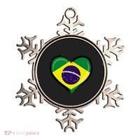 Brazil Soccer Jersey Brazilian Flag Funny Boy Gift Ornament thumb 0