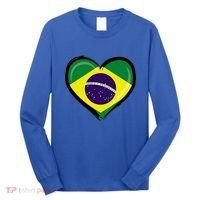 Brazil Soccer Jersey Brazilian Flag Funny Boy Gift Long Sleeve Shirt thumb 0