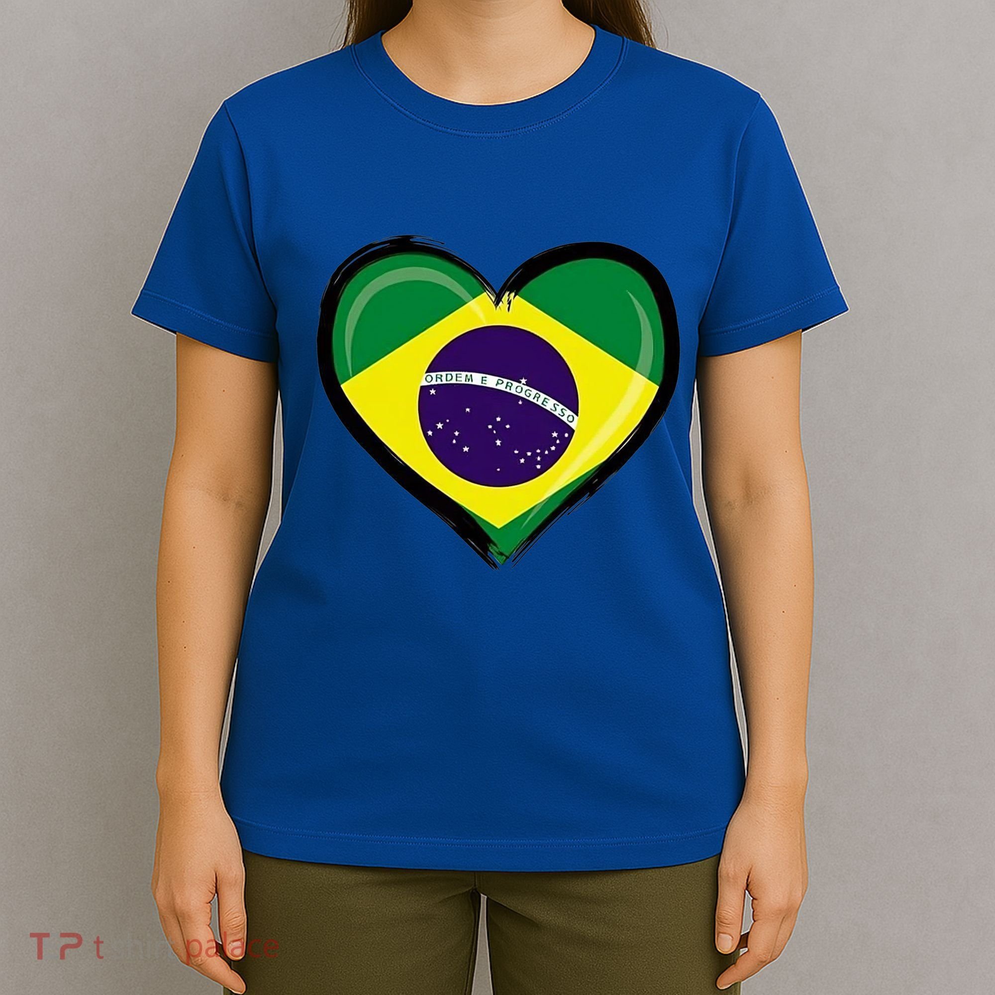 Brazil Soccer Jersey Brazilian Flag Funny Boy Gift T-Shirt