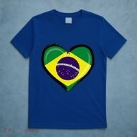 Brazil Soccer Jersey Brazilian Flag Funny Boy Gift T-Shirt thumb 5