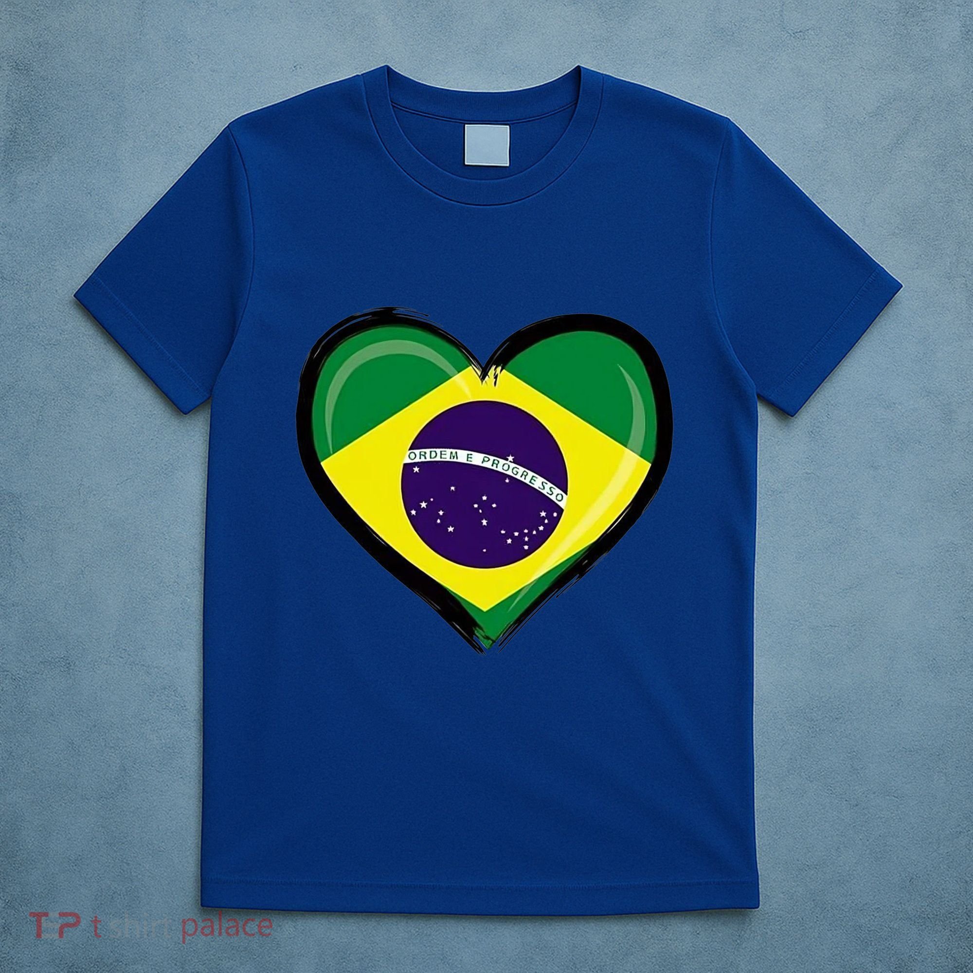 Brazil Soccer Jersey Brazilian Flag Funny Boy Gift T-Shirt