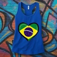 Brazil Soccer Jersey Brazilian Flag Funny Boy Gift Women's Tank Top thumb 3