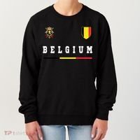 Belgium Sportssoccer Jersey Flag Women's Sweatshirt thumb 0