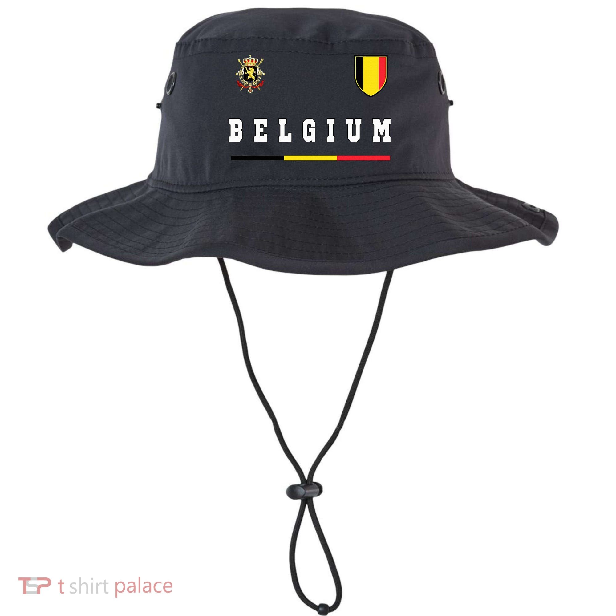 Belgium Sportssoccer Jersey Flag Bucket Hat