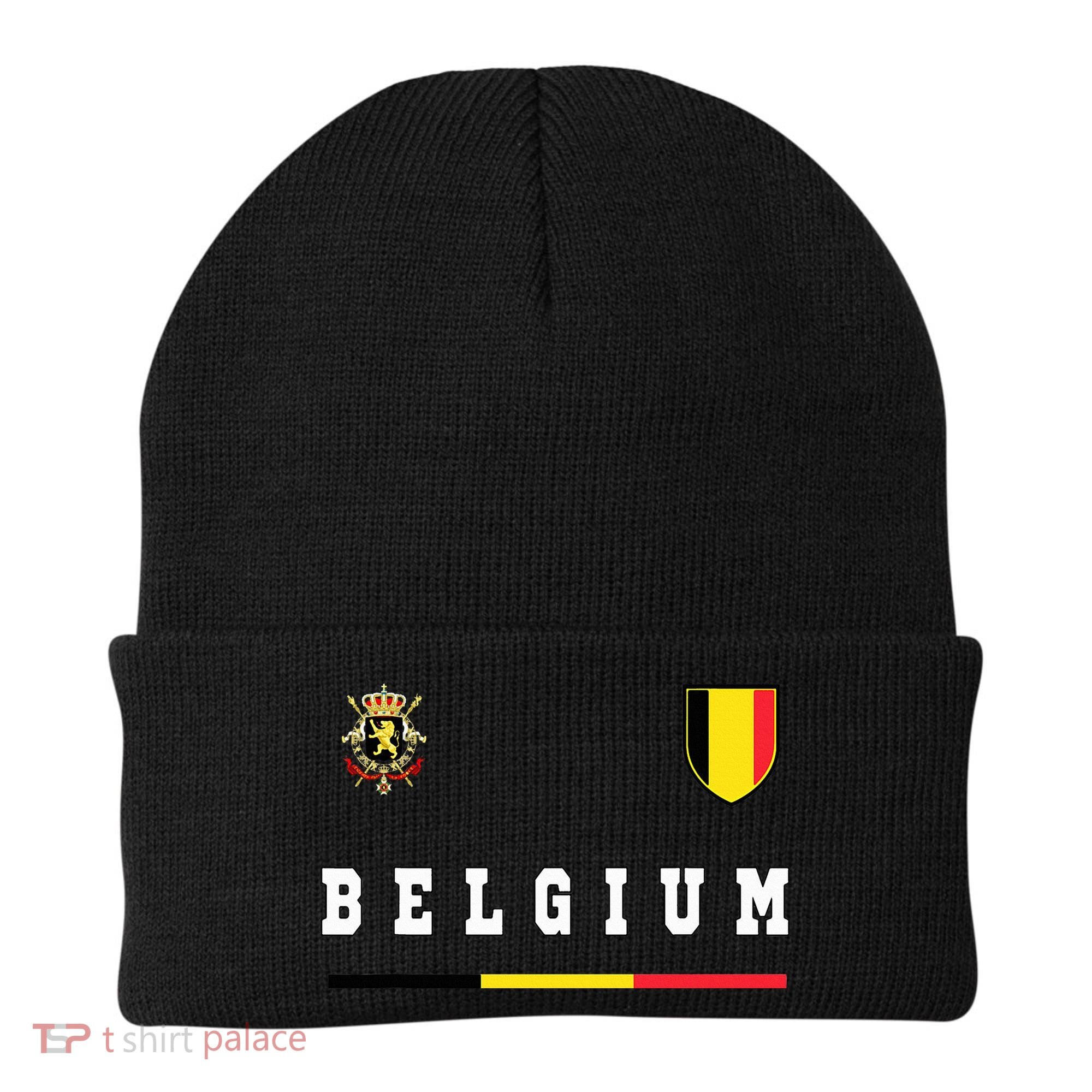 Belgium Sportssoccer Jersey Flag Beanie