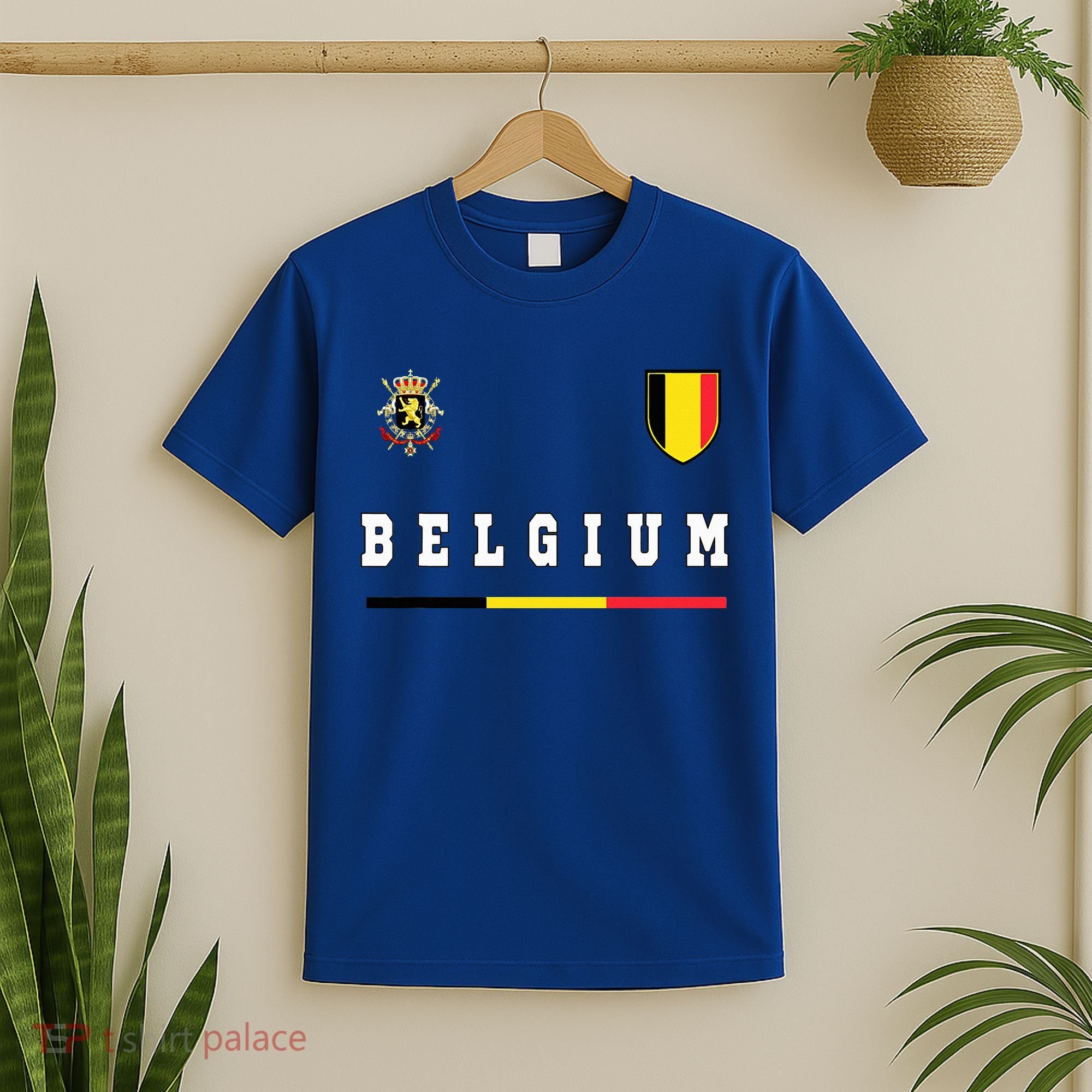 Belgium Sportssoccer Jersey Flag T-Shirt