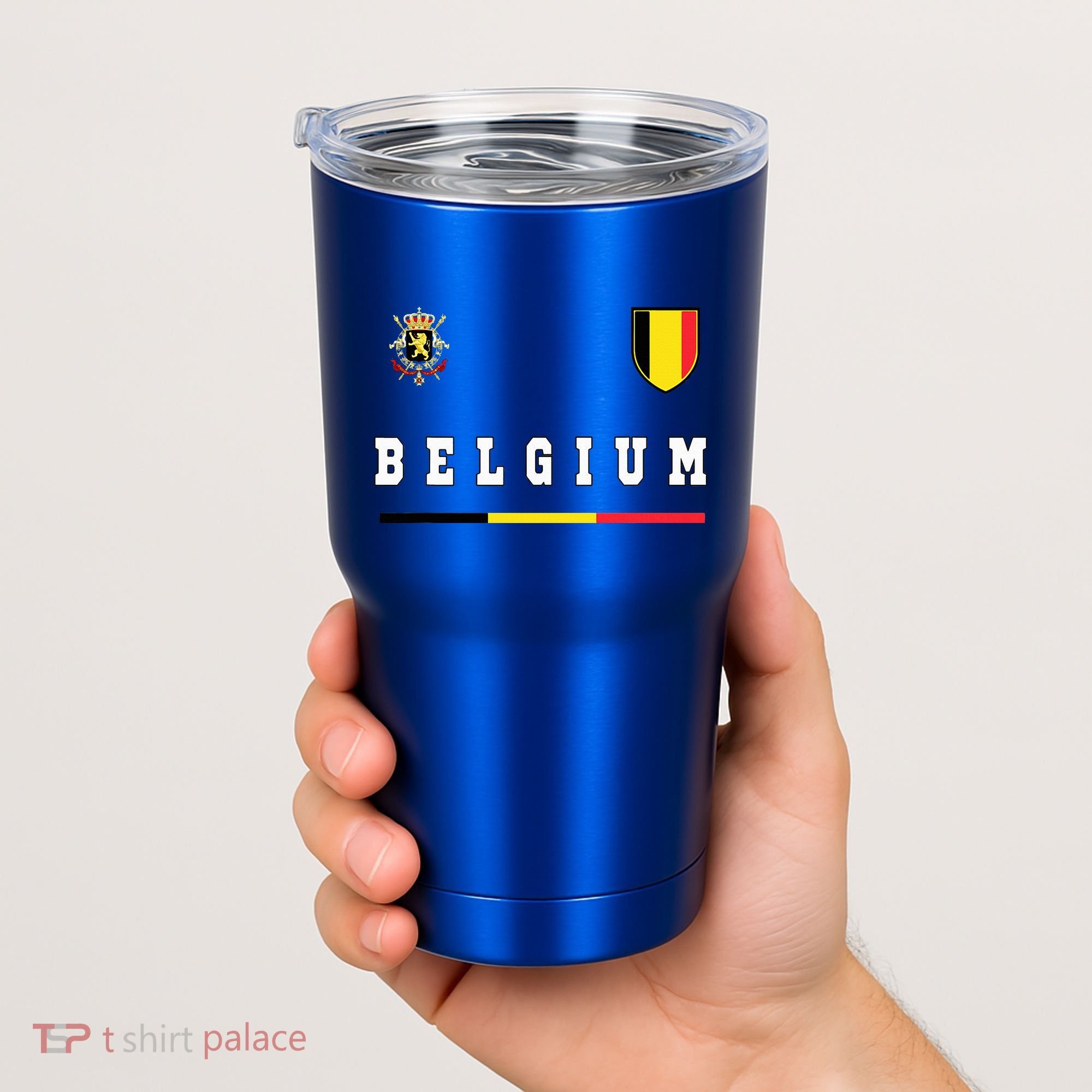 Belgium Sportssoccer Jersey Flag Tumbler