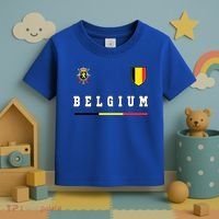 Belgium Sportssoccer Jersey Flag Toddler T-Shirt thumb 3