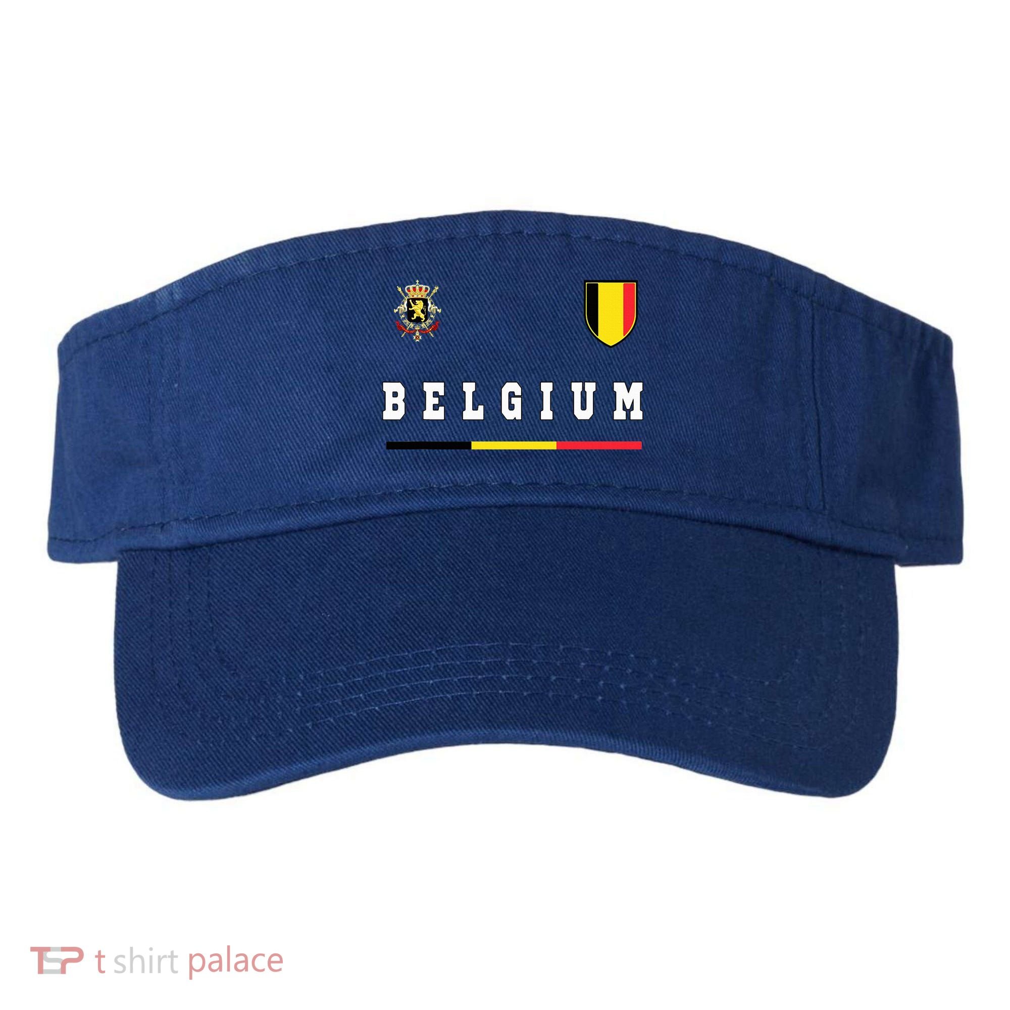 Belgium Sportssoccer Jersey Flag Visor