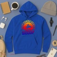 Braaap Snowmobile Just Gonna Send It Snowmobile Snow Rider Gift Hoodie thumb 3