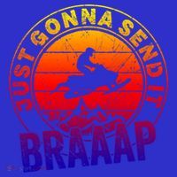 Braaap Snowmobile Just Gonna Send It Snowmobile Snow Rider Gift Women's Tank Top thumb 5