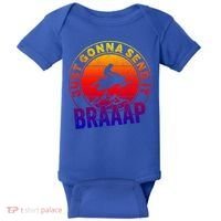Braaap Snowmobile Just Gonna Send It Snowmobile Snow Rider Gift Baby Bodysuit thumb 0