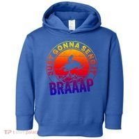 Braaap Snowmobile Just Gonna Send It Snowmobile Snow Rider Gift Toddler Hoodie thumb 0
