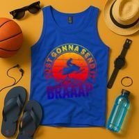 Braaap Snowmobile Just Gonna Send It Snowmobile Snow Rider Gift Tank Top thumb 4