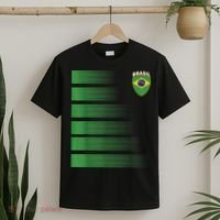 Brazilian Soccer Jersey Brazil Football Brazil Flag T-Shirt thumb 2