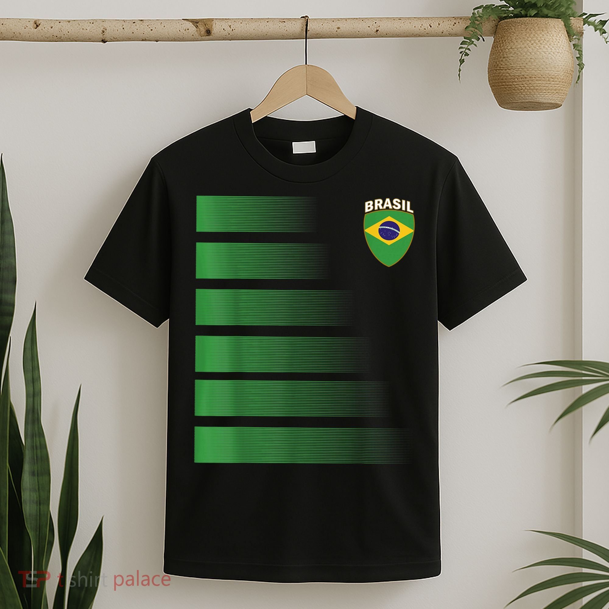 Brazilian Soccer Jersey Brazil Football Brazil Flag T-Shirt