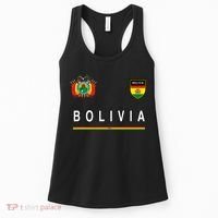 Bolivia Sportsoccer Jersey Flag Football Women's Tank Top thumb 0