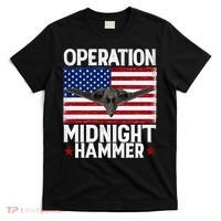 B-2 Stealth Jet Operation Midnight Hammer American Flag T-Shirt thumb 0