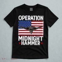 B-2 Stealth Jet Operation Midnight Hammer American Flag T-Shirt thumb 5