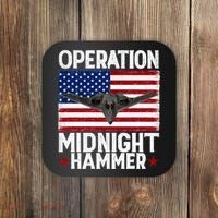 B-2 Stealth Jet Operation Midnight Hammer American Flag Coaster thumb 0